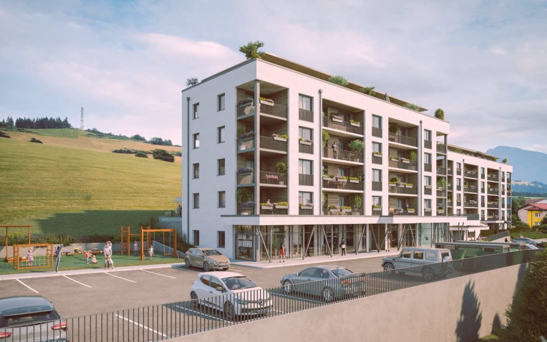 Kubínske výhľady – apartment buildings, Dolný Kubín